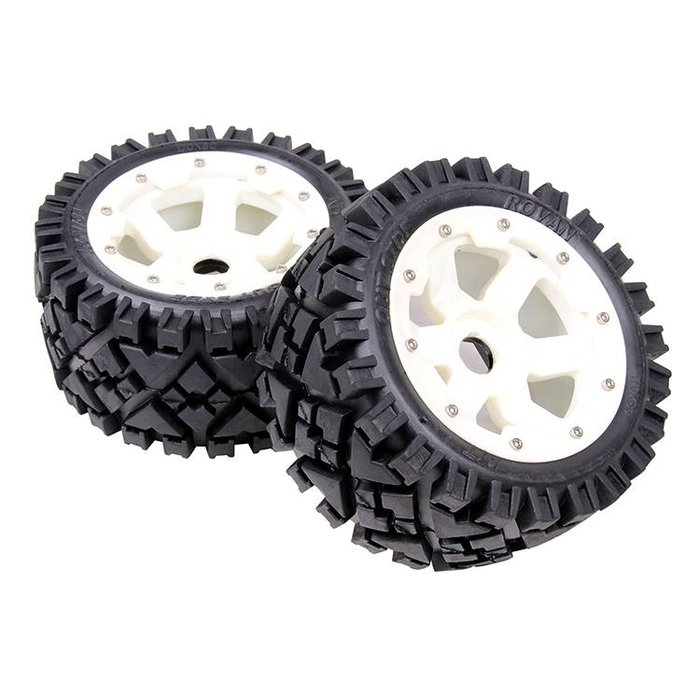 RovanSports 5B rear terrian tyres set with nylon hub AIT 170x80 (2pcs.)