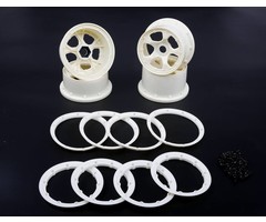 RovanSports 5B New Gen.4 High strength nylon front and rear wheel hub sets