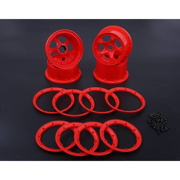 RovanSports 5B New Gen.4 High strength nylon front and rear wheel hub sets