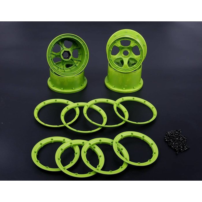 RovanSports 5B New Gen.4 High strength nylon front and rear wheel hub sets