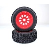 RovanLosi LT tyres with nylon hub (2pcs) Outside 180x70