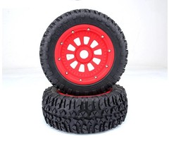 RovanLosi LT tyres with nylon hub (2pcs) Outside 180x70