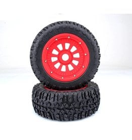 RovanLosi LT tyres with nylon hub (2pcs) Outside 180x70