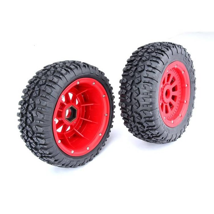 RovanLosi LT tyres with nylon hub (2pcs) Outside 180x70