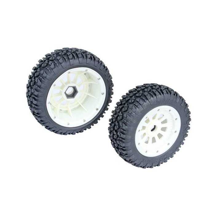 RovanLosi LT tyres with nylon hub (2pcs) Outside 180x70