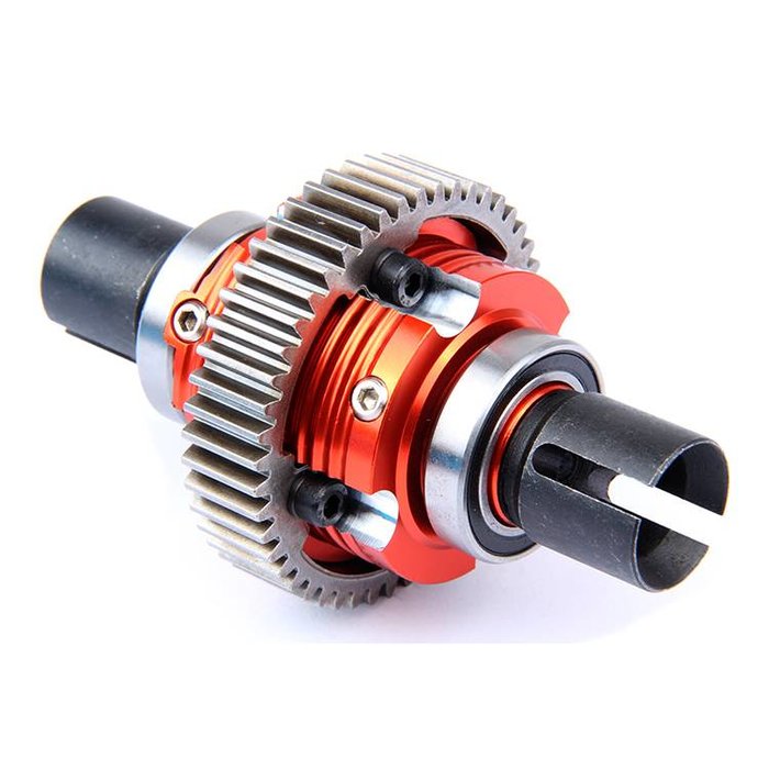 RovanSports BAHA CNC Alu-Getriebe komplett 2. Generation. in Silber oder Rot