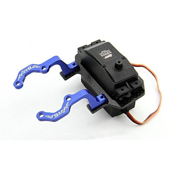 GTBRacing Losi 5ive-T stranghten throttle servo mount with carbon fiber