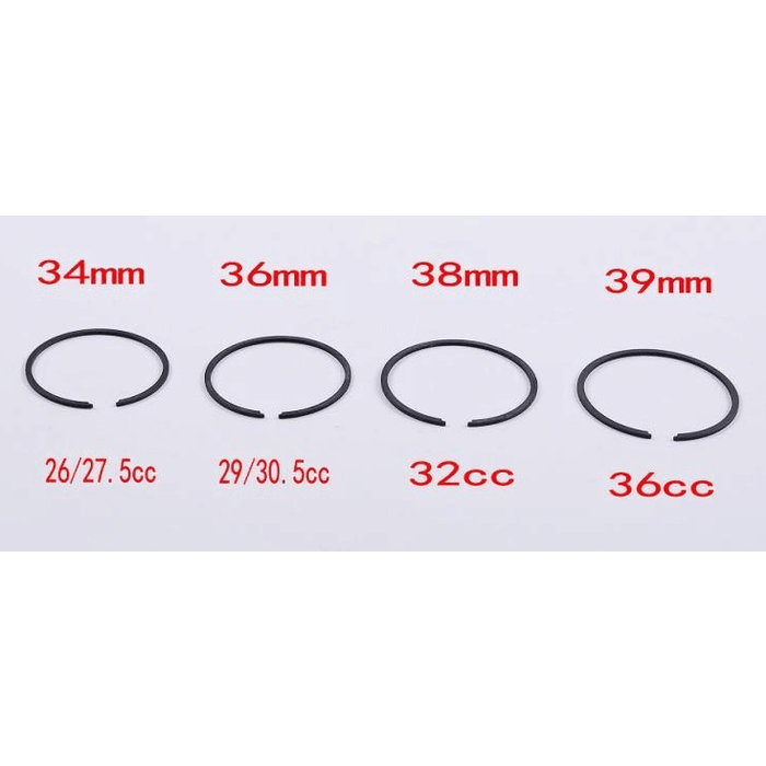 RovanSports 29CC piston ring - 36mm / 29cc zuigerveer