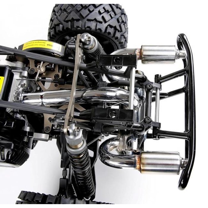 RovanSports Buggy double exhaust pipe with muffler