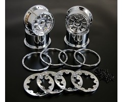 RovanSports 5B Chrome Wheels Set (4pcs)