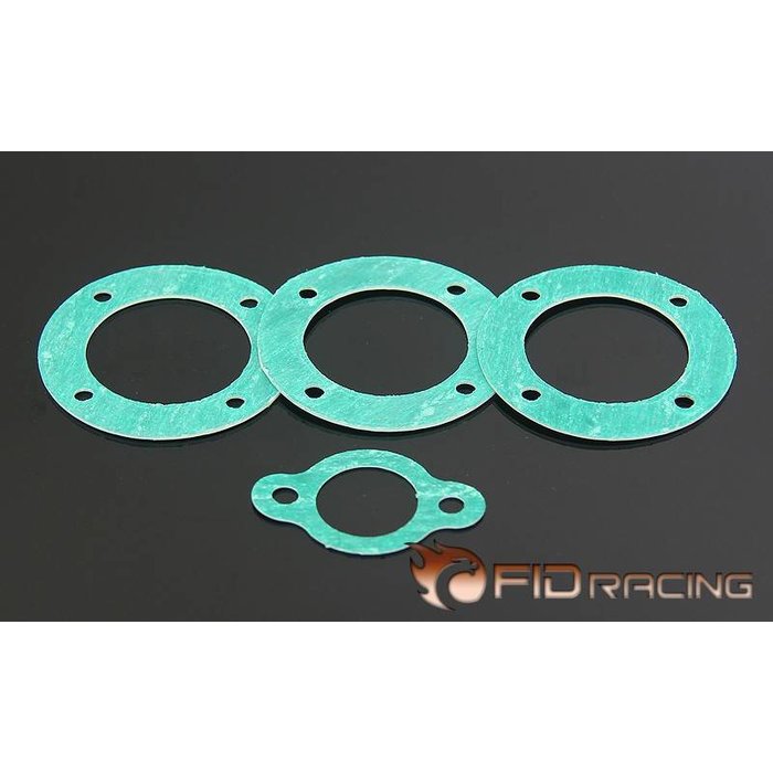 FIDRacing No asbestos material differential gear gasket (4pcs)