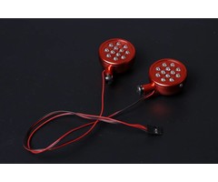 RovanSports Baha CNC koplampjes in zilver of rood