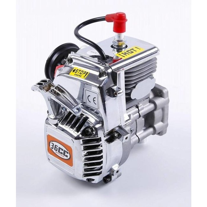 RovanSports Chrome R360 36cc 4 bolt engine with easily start and Walbro 1107 + NGK