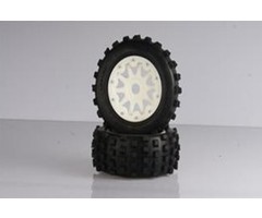 RovanSports 5T/5SC Nylon spike ass. General knobby Rear 195x80 (2pcs)