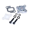 RovanSports CNC metalen inlaat/inlaatbuis voor pijp - geschikt voor motoren tot 30,5cc (in rood en zilver)