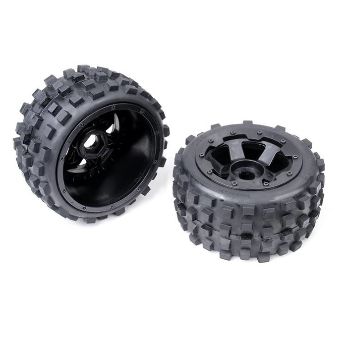 RovanSports Knobby wheel set(2pcs/set) with heavy-duty beadlock ring