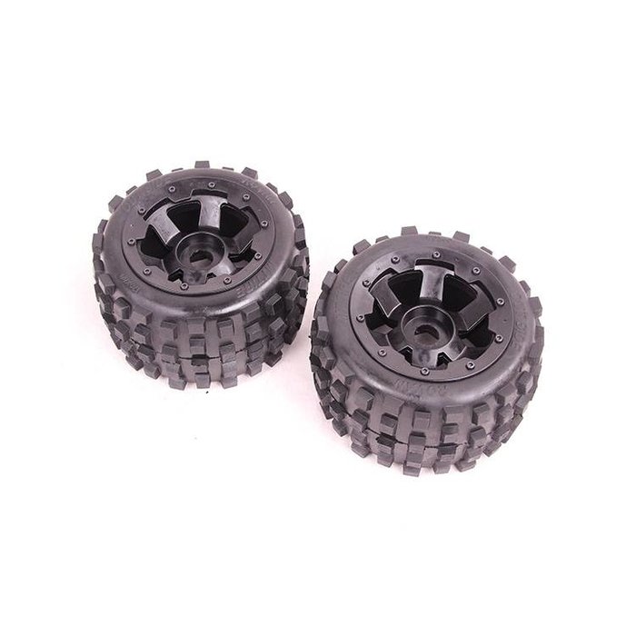 RovanSports Knobby wheel set(2pcs/set) with heavy-duty beadlock ring