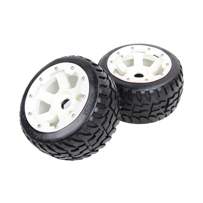 RovanSports 5B new rear road tyre set with nylon hub Tarmac Buster II 170x80 (2pc)