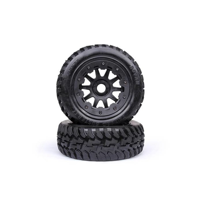 RovanSports 5T/5SC Front wheel on road tire (2pc)Tarmac Buster 11 195x75