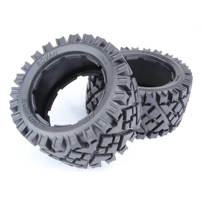 RovanSports 5B rear terrian tyres skin without inner foam 170x80 AIT