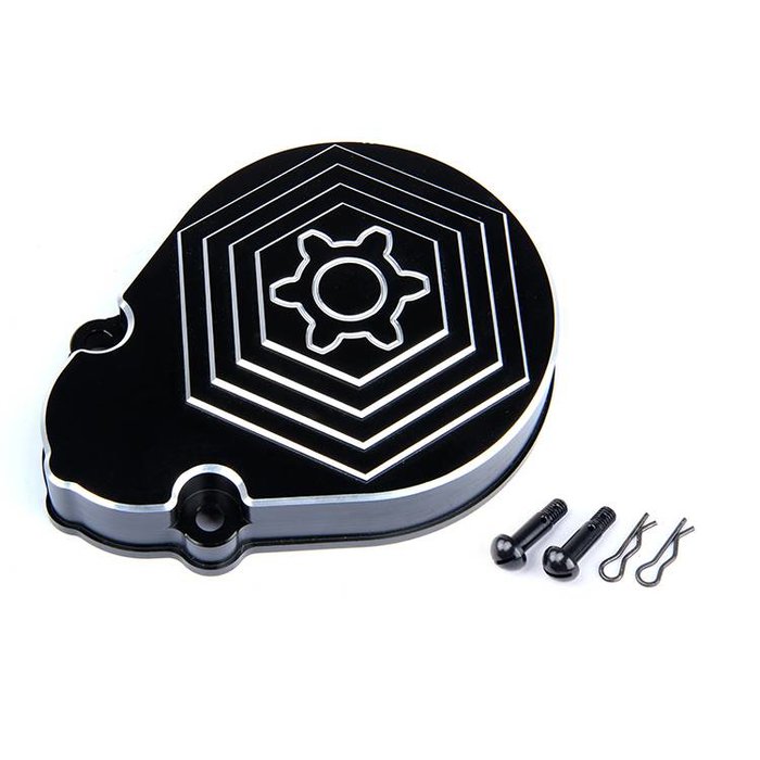 RovanSports CNC Black White Gear Cover