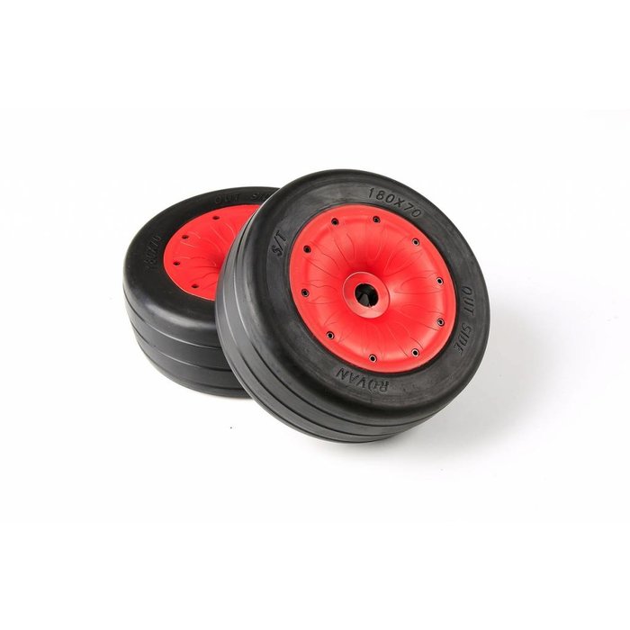 RovanLosi  LT / Losi 5T sealed beadlocks slick tires (also fit for BAHA 4WD/SLT) 180x70 (2pcs)