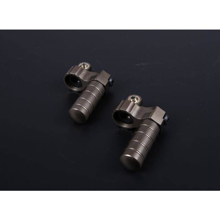 RovanSports Alloy rear shock cap / Schock Kappe Mount mit Reservoir hinten