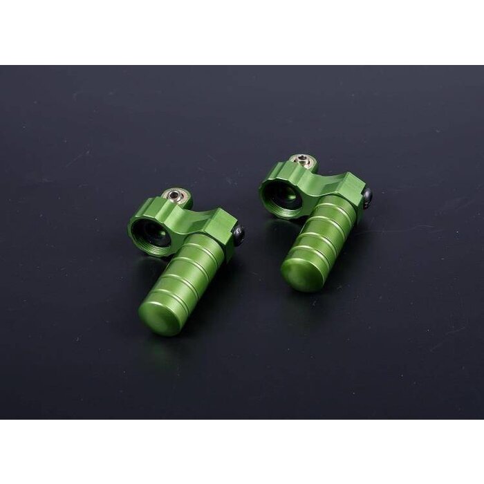 RovanSports Alloy rear shock cap  / schockdemperkop met buffer/overloopvat achter