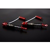 RovanSports Baha CNC HD 10mm front shock with hydraulic shock buffle (2pc)