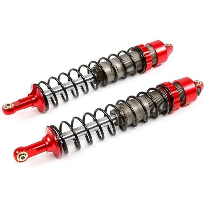 RovanSports  Baha CNC HD 10mm Rear Shock Absorber (2pcs) in red, silver or titanium