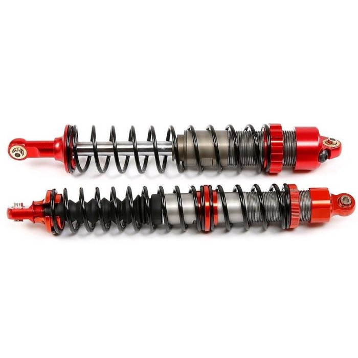 RovanSports  Baha CNC HD 10mm Rear Shock Absorber (2pcs) in red, silver or titanium
