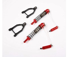 RovanSports Baha CNC HD 10mm front shocks with arms and hydraulic shock buffle  (2pc)