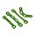 CNC chassis brace and pin set front and rear