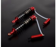 RovanSports Baha CNC HD 10mm rear shock with hydraulic shock buffle  in red or silver