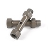 RovanSports Baha Doppel-Hinterradachse (hart anodisiert)