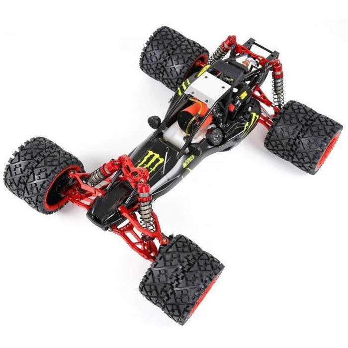 RovanSports Baha Doppel-Hinterradachse (hart anodisiert)