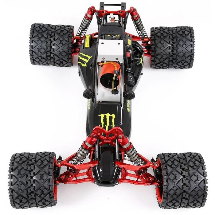 RovanSports Baha rear double wheels axle (hard anodised)