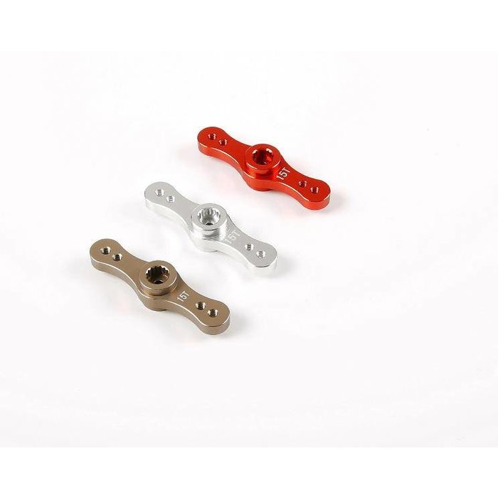 RovanSports CNC metaal tweezijdige stuur arm voor symmetrische sturing (15T/17T)