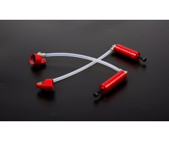 RovanSports Baha CNC shock hydraulic buffler in red or silver for 6mm/8mm or 10mm shock absorber