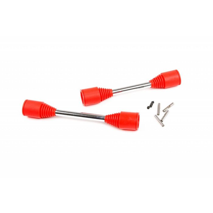 RovanSports 9MM drive shaft(2pcs/set) aandrijfas 9mm met zwarte of rode hoezen