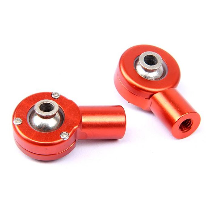 RovanSports CNC Alu front ball ends (2pcs) / kogeluiteinden voor schokbrekers Baja