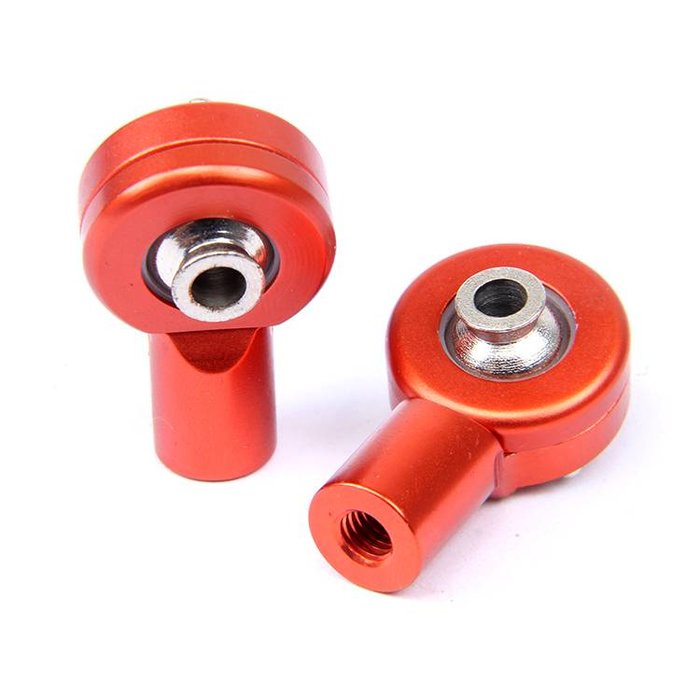 RovanSports CNC Alu front ball ends (2pcs) / kogeluiteinden voor schokbrekers Baja