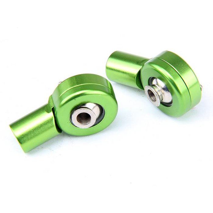 RovanSports CNC Alu front ball ends (2pcs) / kogeluiteinden voor schokbrekers Baja