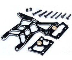 RovanSports CNC Black/white rear up thicker connection plate set