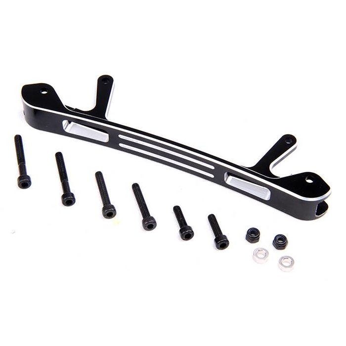 RovanSports CNC Black/white rear shock connection part