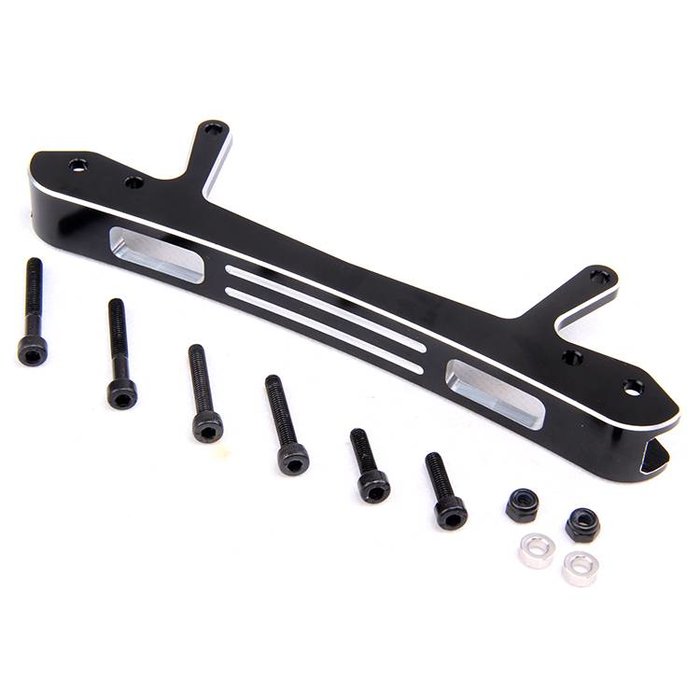 RovanSports CNC Black/white rear shock connection part