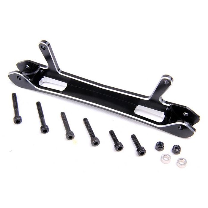RovanSports CNC Black/white rear shock connection part