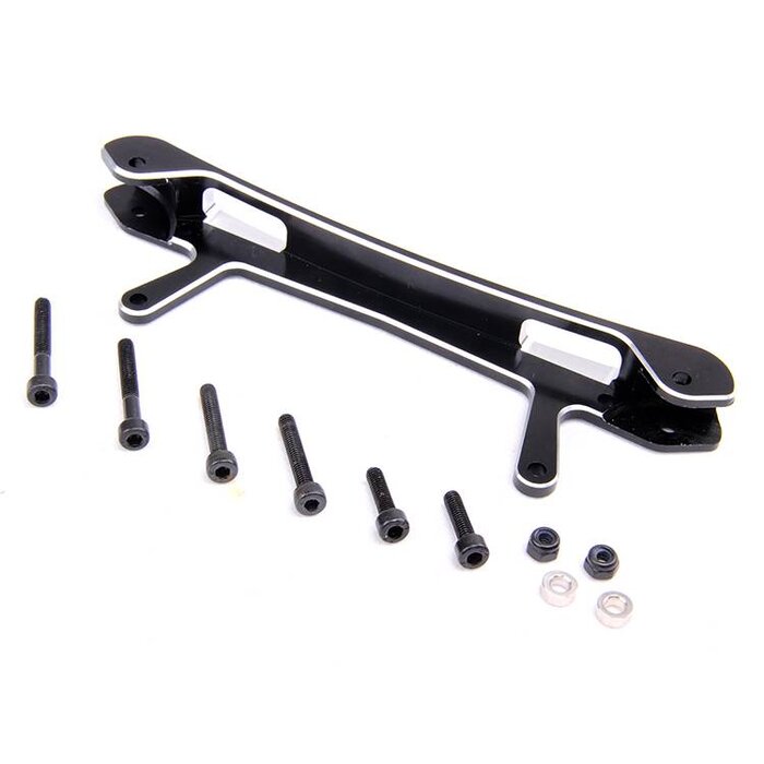 RovanSports CNC Black/white rear shock connection part