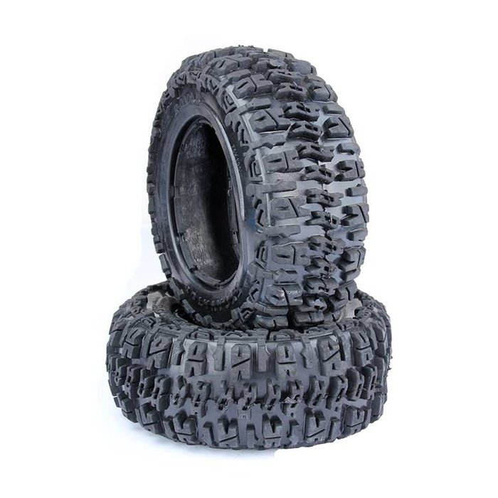 RovanSports 5T/SC Knobby tire set front Excavator 75x195 (2pcs)