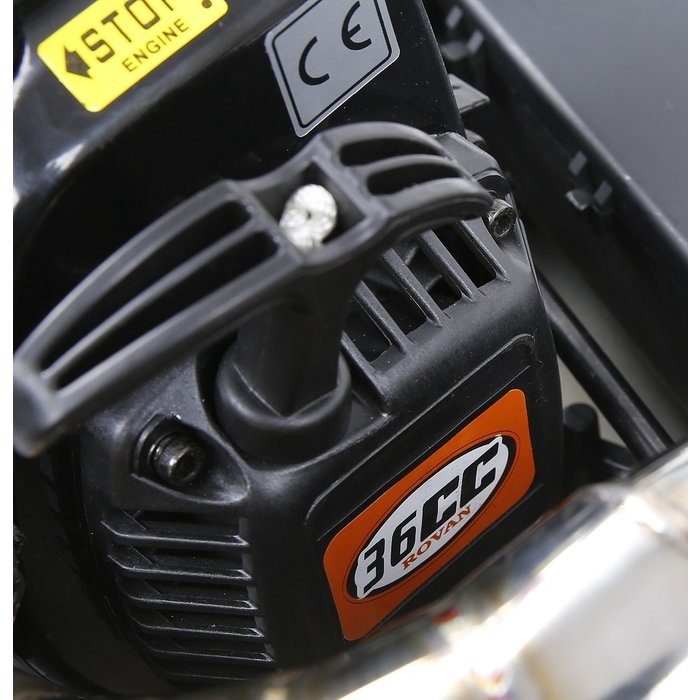 Rovan ROFUN F5 1/5 2.4G 4WD Drift RC Auto 36cc Motor On-road - Schwarz